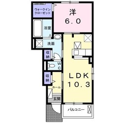 オルモ０１９の物件間取画像